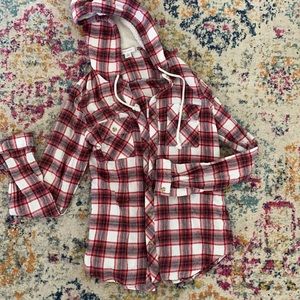 Medium hooded flannel
